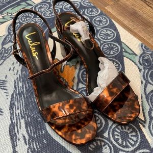 Lulus Tortoise Shell Block Heels